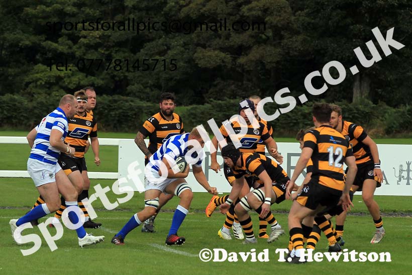 Tynedale v Sheffield Tigers, Sat., Sept. 17th, 2022. Photo: David T. Hewitson/Sports for All Pics